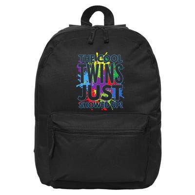 The Cool Twins Just Showed Up Funny Twins 16 in Basic Backpack