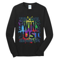 The Cool Twins Just Showed Up Funny Twins Tall Long Sleeve T-Shirt