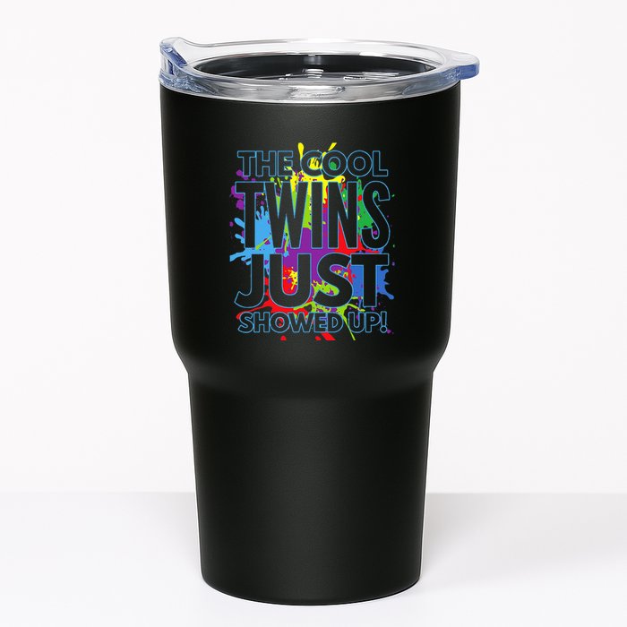 The Cool Twins Just Showed Up Funny Twins Tumbler