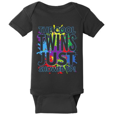 The Cool Twins Just Showed Up Funny Twins Baby Bodysuit
