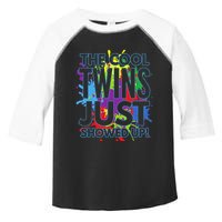 The Cool Twins Just Showed Up Funny Twins Toddler Fine Jersey T-Shirt