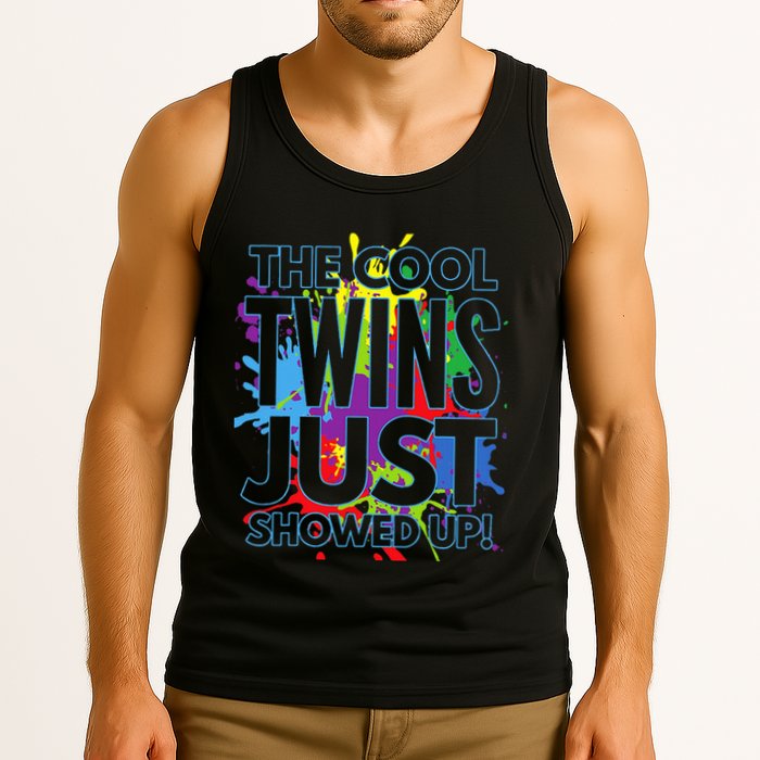 The Cool Twins Just Showed Up Funny Twins Tank Top