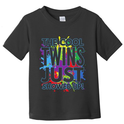 The Cool Twins Just Showed Up Funny Twins Toddler T-Shirt