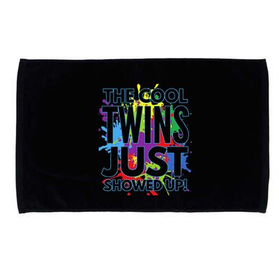 The Cool Twins Just Showed Up Funny Twins Microfiber Hand Towel