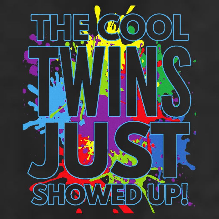 The Cool Twins Just Showed Up Funny Twins Microfiber Hand Towel