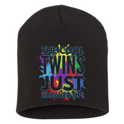 The Cool Twins Just Showed Up Funny Twins Short Acrylic Beanie