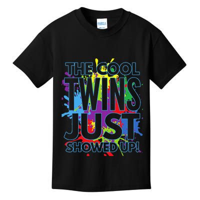 The Cool Twins Just Showed Up Funny Twins Kids T-Shirt