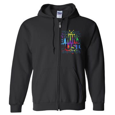 The Cool Twins Just Showed Up Funny Twins Full Zip Hoodie