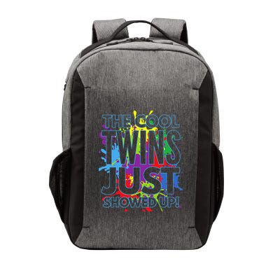 The Cool Twins Just Showed Up Funny Twins Vector Backpack