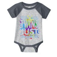 The Cool Twins Just Showed Up Funny Twins Infant Baby Jersey Bodysuit