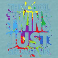 The Cool Twins Just Showed Up Funny Twins Sueded Cloud Jersey T-Shirt