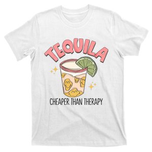 Tequila Cheaper Than Therapy Drinking T-Shirt