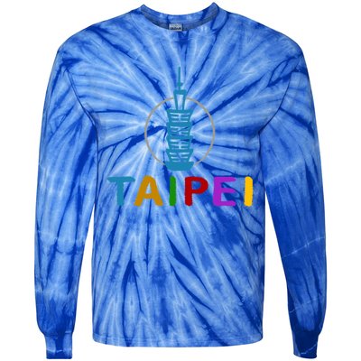 Taipei City Taiwan Souvenir Gift Great Gift Tie-Dye Long Sleeve Shirt