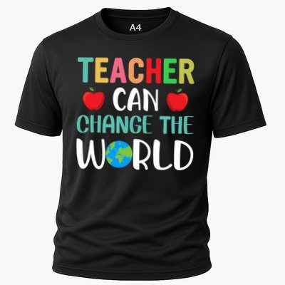 Teachercan Change The World Back To School Performance Shirt