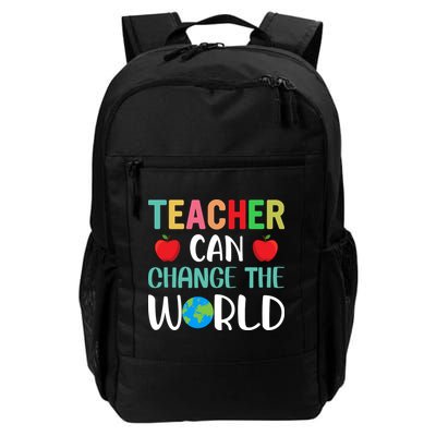 Teachercan Change The World Back To School Backpack