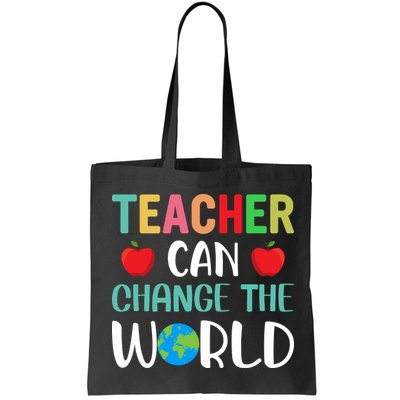 Teachercan Change The World Back To School Bag