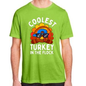 Thanksgiving Coolest Turkey In The Flock Adult ChromaSoft Performance T-Shirt