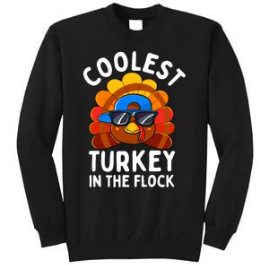 Thanksgiving Coolest Turkey In The Flock Sweatshirt