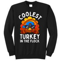 Thanksgiving Coolest Turkey In The Flock Sweatshirt