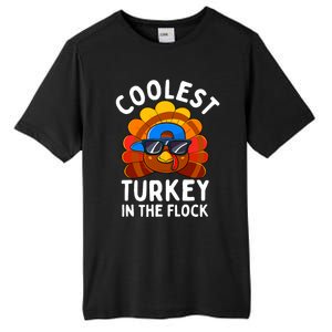 Thanksgiving Coolest Turkey In The Flock Tall Fusion ChromaSoft Performance T-Shirt