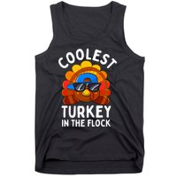 Thanksgiving Coolest Turkey In The Flock Tank Top