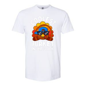 Thanksgiving Coolest Turkey In The Flock Softstyle CVC T-Shirt