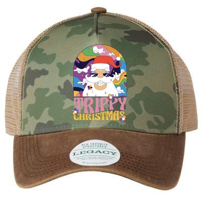 Trippy Christmas Legacy Tie Dye Trucker Hat