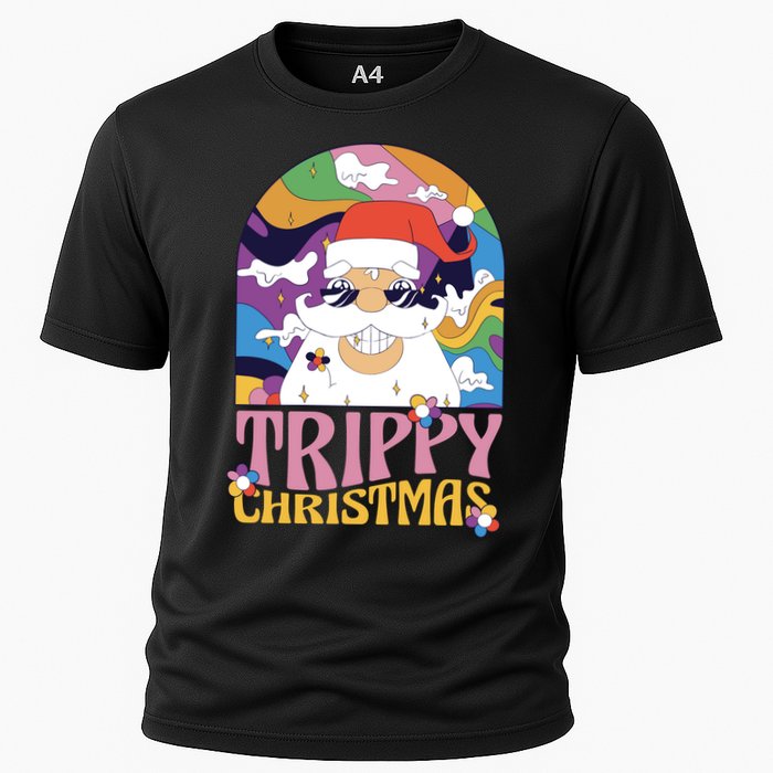Trippy Christmas Cooling Performance Crew T-Shirt