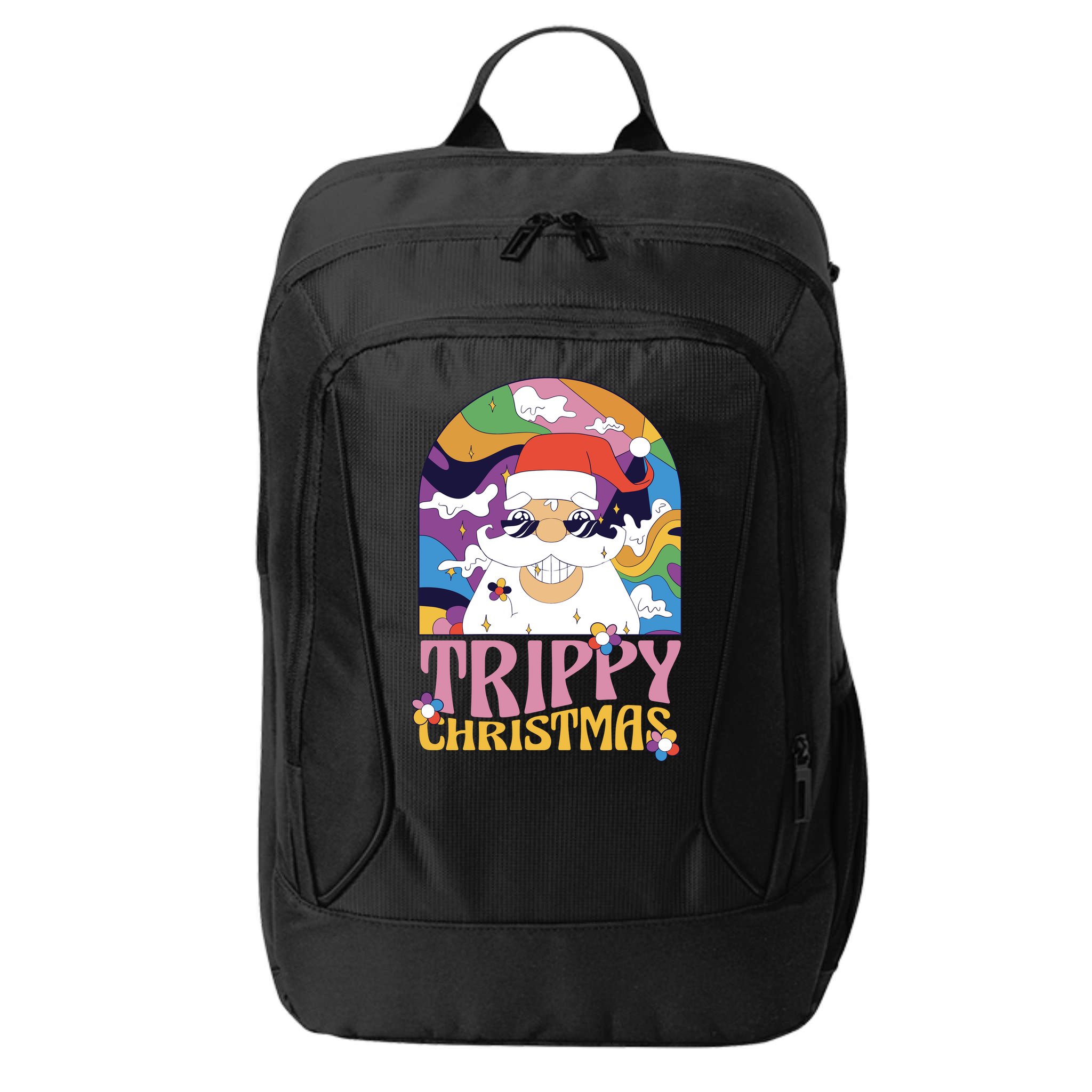 Trippy Christmas City Backpack