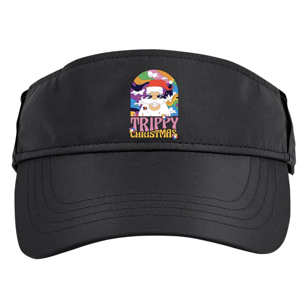 Trippy Christmas Adult Drive Performance Visor