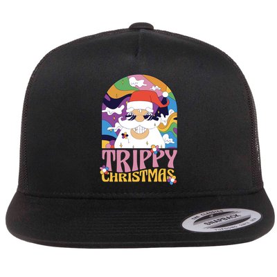 Trippy Christmas Flatbill Hat