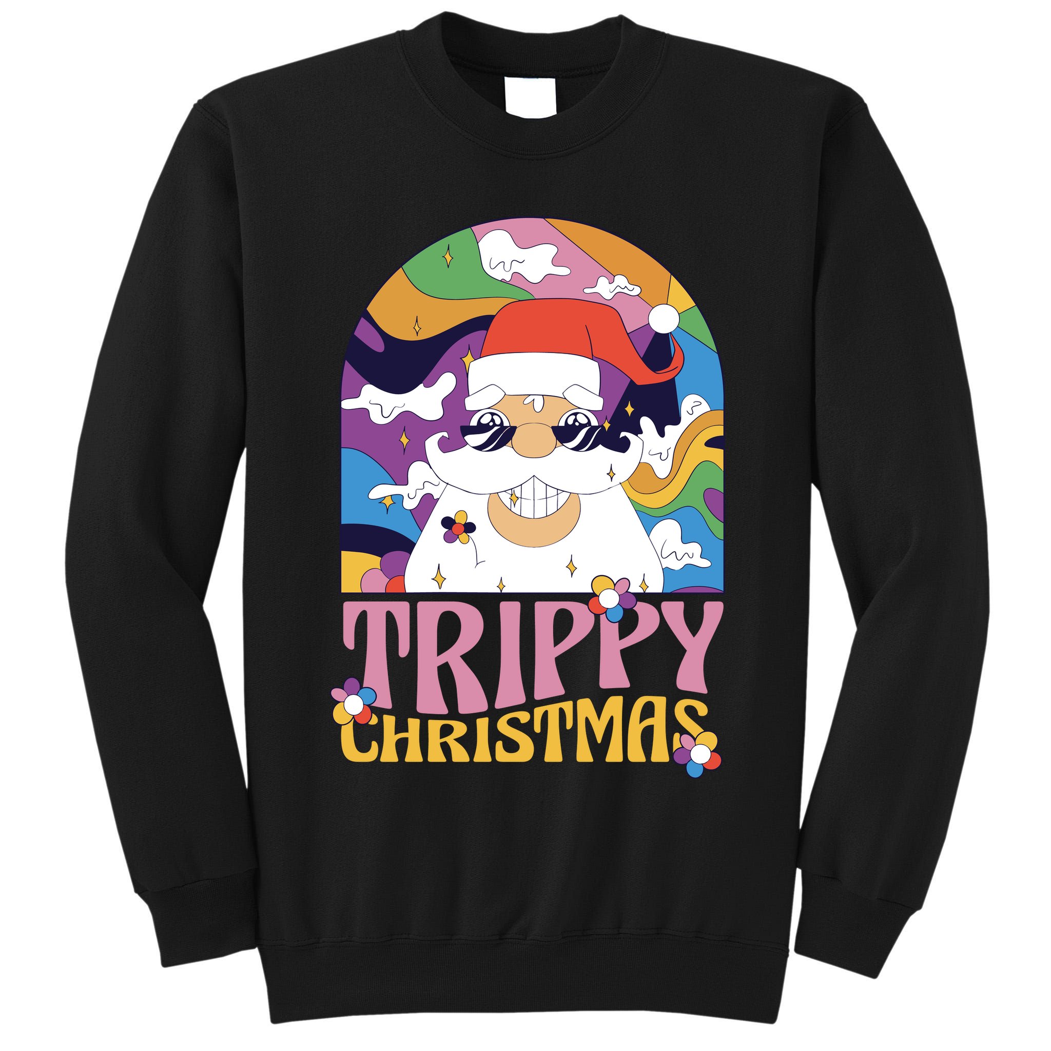 Trippy Christmas Tall Sweatshirt
