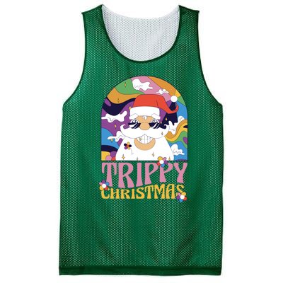 Trippy Christmas Mesh Reversible Basketball Jersey Tank