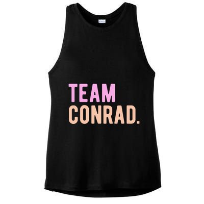 Team Conrad Ladies PosiCharge Tri-Blend Wicking Tank