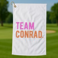 Team Conrad Golf Towel