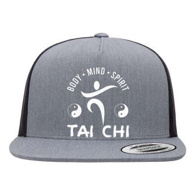 Tai Chi Flat Bill Trucker Hat