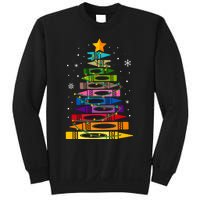 Teacher Christmas Tree Light Student Pajama Matching Sweatshirt