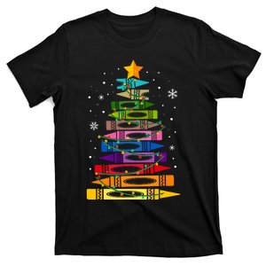 Teacher Christmas Tree Light Student Pajama Matching T-Shirt