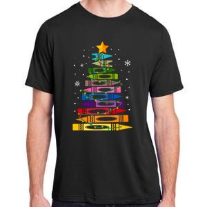 Teacher Christmas Tree Light Student Pajama Matching Adult ChromaSoft Performance T-Shirt