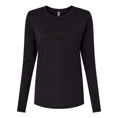 Therapy Club Womens Cotton Relaxed Long Sleeve T-Shirt