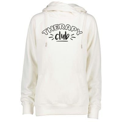 Therapy Club Womens Funnel Neck Pullover Hood