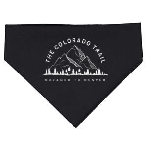 The Colorado Trail Durango To Denver Mountain USA-Made Doggie Bandana