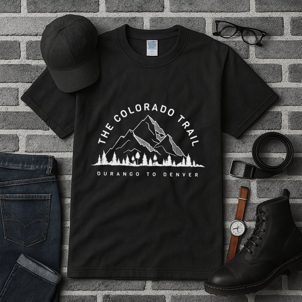 The Colorado Trail Durango To Denver Mountain Tall T-Shirt