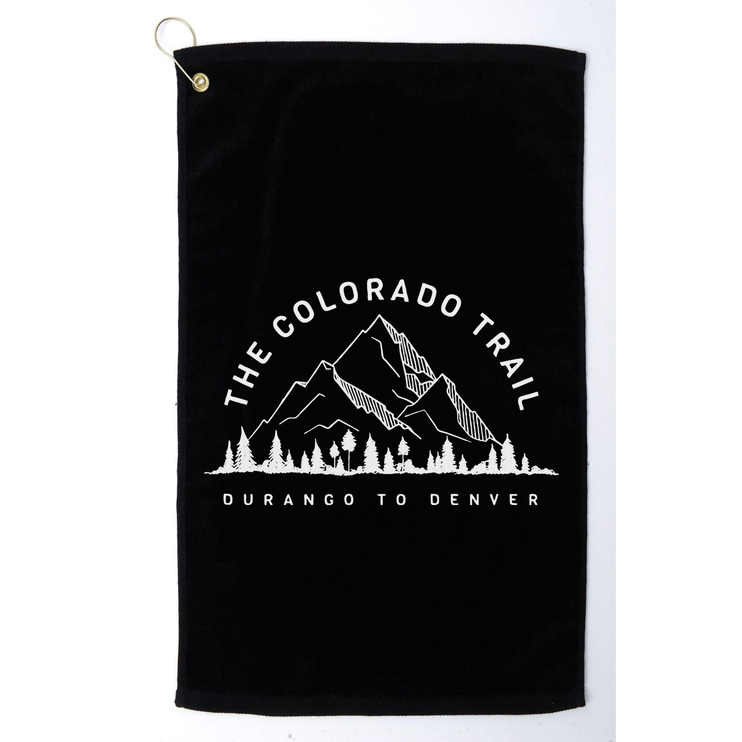 The Colorado Trail Durango To Denver Mountain Golf Towel