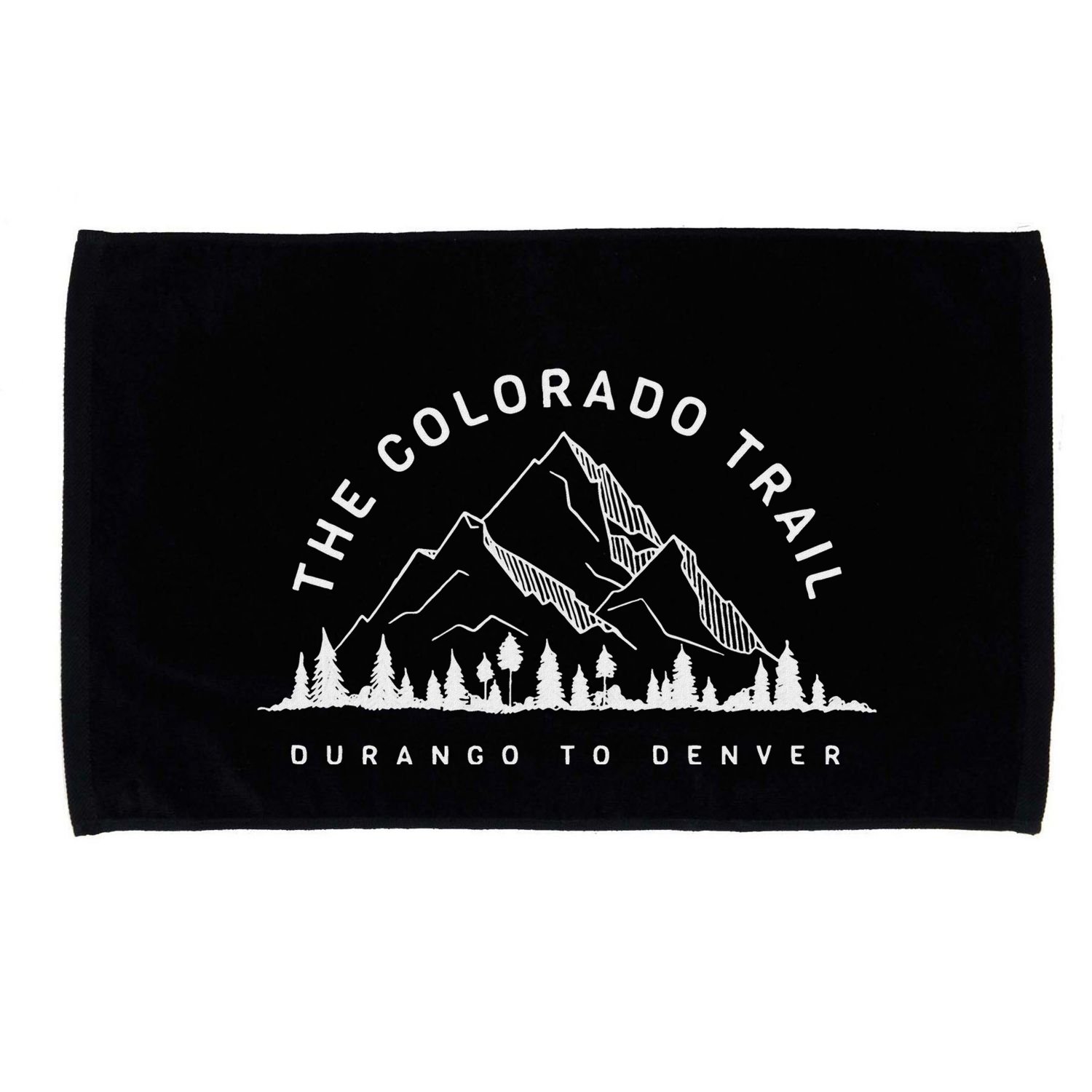 The Colorado Trail Durango To Denver Mountain Microfiber Hand Towel