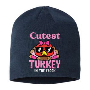 Thanksgiving Cutest Turkey Flock Sustainable Beanie