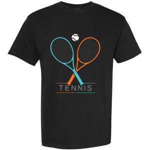 Tennis Children Tennis Racket Ball Garment-Dyed Heavyweight T-Shirt