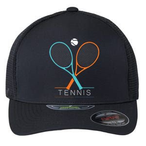 Tennis Children Tennis Racket Ball Flexfit Unipanel Trucker Cap