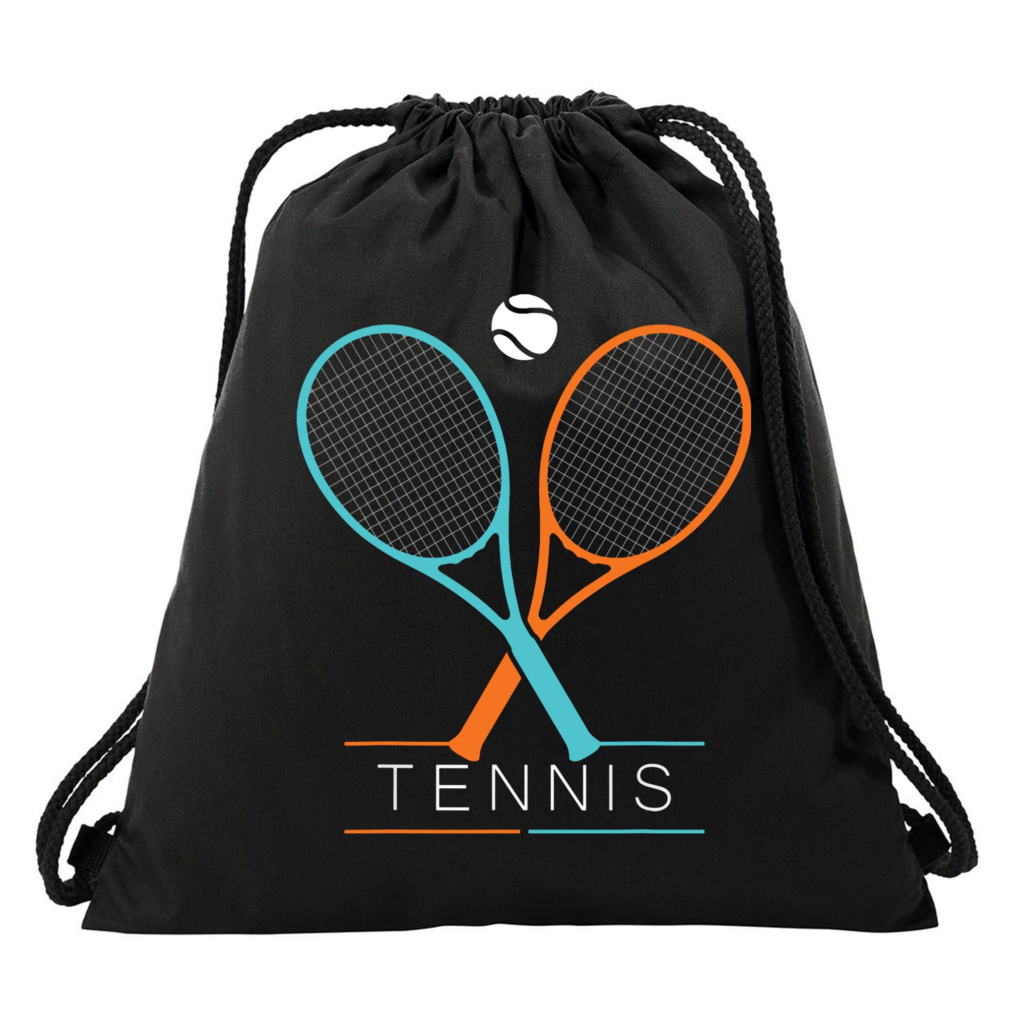 Tennis Children Tennis Racket Ball Drawstring Bag