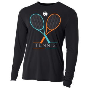 Tennis Children Tennis Racket Ball Cooling Performance Long Sleeve Crew